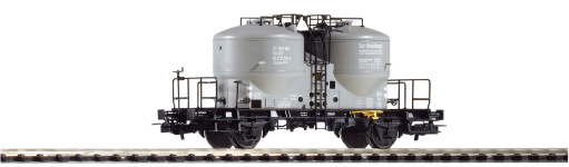 PIKO 54695 - H0 - Zementsilowagen Ucs-v9120 der DR; Ep. IV - mit schwarzen Rahmen